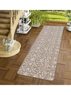In- und Outdoor Teppich Läufer Beidseitig Newport in Beige