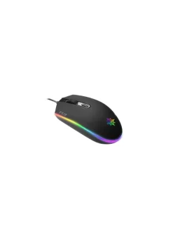 Inca IMG-GT13 PRO Optisch Gaming Maus Mouse 1200 DPI RGB-Logo-Effekt in Schwarz