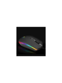 Inca IMG-GT13 PRO Optisch Gaming Maus Mouse 1200 DPI RGB-Logo-Effekt in Schwarz