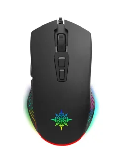 Inca IMG-GT17 PRO Optisch Gaming Maus 6400 DPI RGB-Logo in schwarz