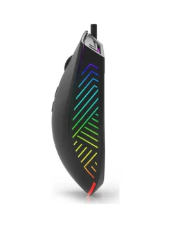 Inca IMG-GT17 PRO Optisch Gaming Maus 6400 DPI RGB-Logo in schwarz