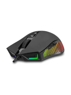 Inca IMG-GT17 PRO Optisch Gaming Maus 6400 DPI RGB-Logo in schwarz