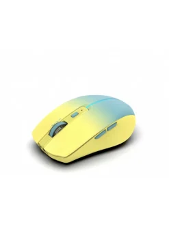Inca Maus 1600 DPI Wireless Bluetooth 6D Taste 500mAh Akku in Gelb