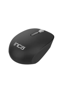 Inca Maus RF Wireless Ergonomisch 1200 DPI 2,4 GHz kabellose in Schwarz