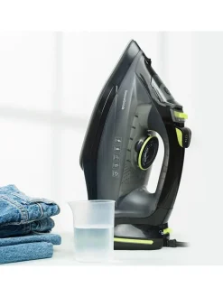 2in1-Dampfbügeleisen in Schwarz