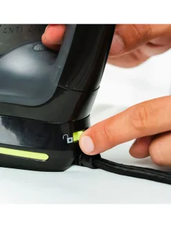 2in1-Dampfbügeleisen in Schwarz