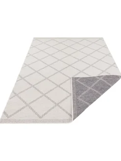 Indoor-/ Outdoor-Teppich "Corsica" in Grau/ Creme