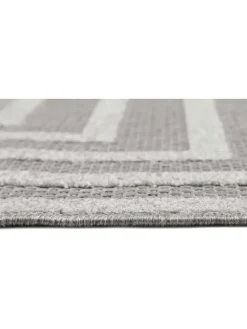 Indoor-/ Outdoor-Teppich in Hellgrau