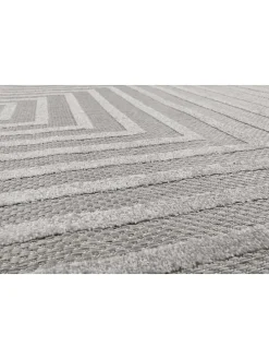 Indoor-/ Outdoor-Teppich in Hellgrau