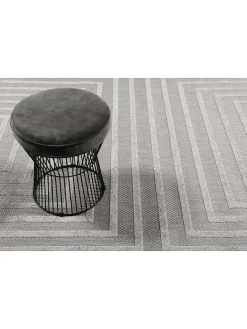 Indoor-/ Outdoor-Teppich in Hellgrau