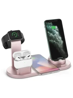 Induktions-Docking-Station in Rosa