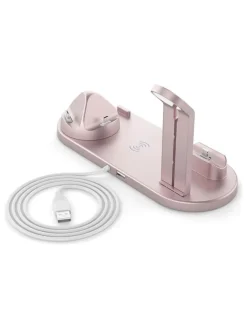 Induktions-Docking-Station in Rosa