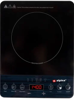 Induktionskochfeld in Schwarz - (B)27 x (H)37 x (T)6 cm