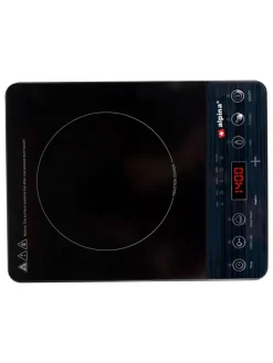 Induktionskochfeld in Schwarz - (B)27 x (H)37 x (T)6 cm