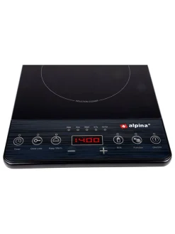 Induktionskochfeld in Schwarz - (B)27 x (H)37 x (T)6 cm