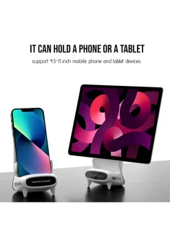 Induktions-Ladestation in Weiß