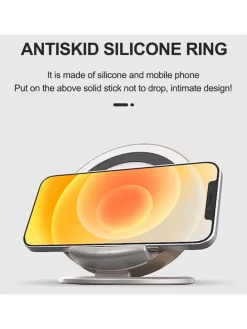 Induktions-Ladestation mit Bluetooth-Lautsprecher in Gold