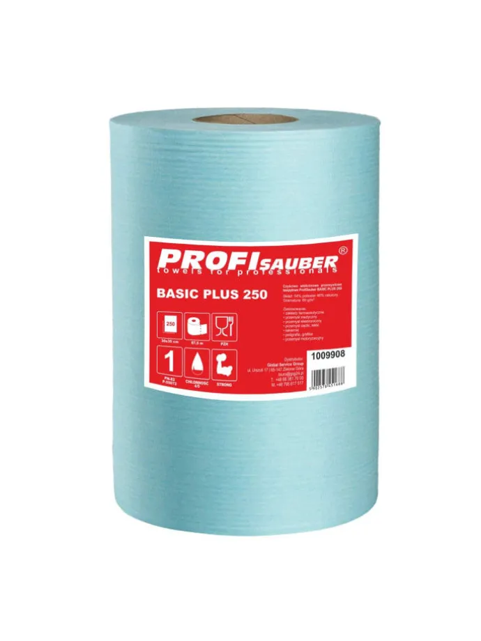 Industrie-Reinigungsvlies - aus 54 % Polyester, 46 % in Blau