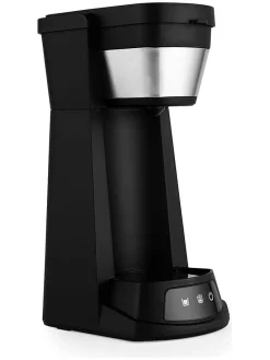 2in1-Eiskaffee-Maschine in Schwarz/ Silber