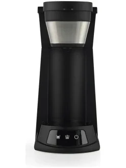 2in1-Eiskaffee-Maschine in Schwarz/ Silber