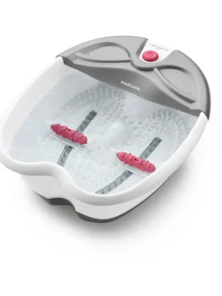 2in1--Faltbares Fußsprudelbad "FS 300" in Weiß/ Grau