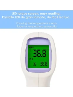 Infrarot-Thermometer in Weiß/ Lila