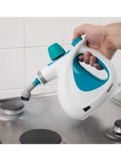 10in1-Handdampfreiniger in Weiß/ Blau