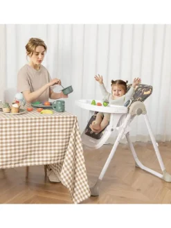 6 in 1 Hochstuhl 6-36 Monate in Braun