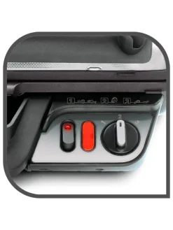 3in1-Kontaktgrill in Silber/ Schwarz