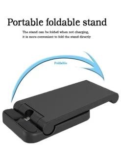 3in-1-Ladestation in Schwarz