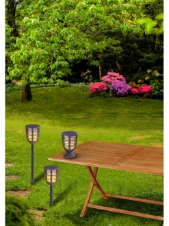 2in1-LED-Solar-Gartenstecker 