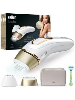 IPL-Haarentfernungsgerät "Silk-expert Pro IPL PL5152" in Weiß/ Gold