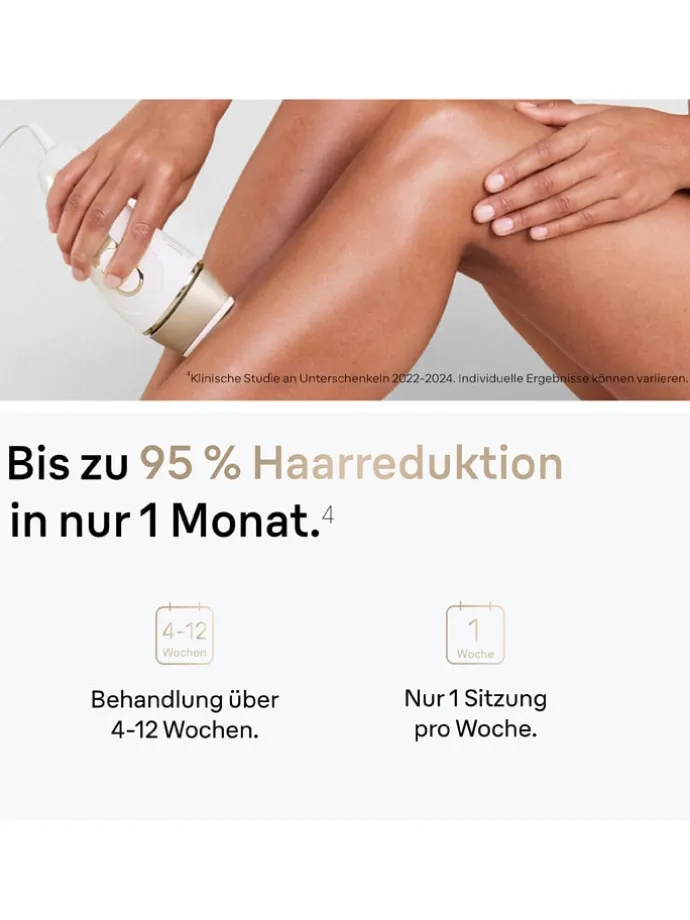 IPL-Haarentfernungsgerät "Silk-expert Pro IPL PL5152" in Weiß/ Gold