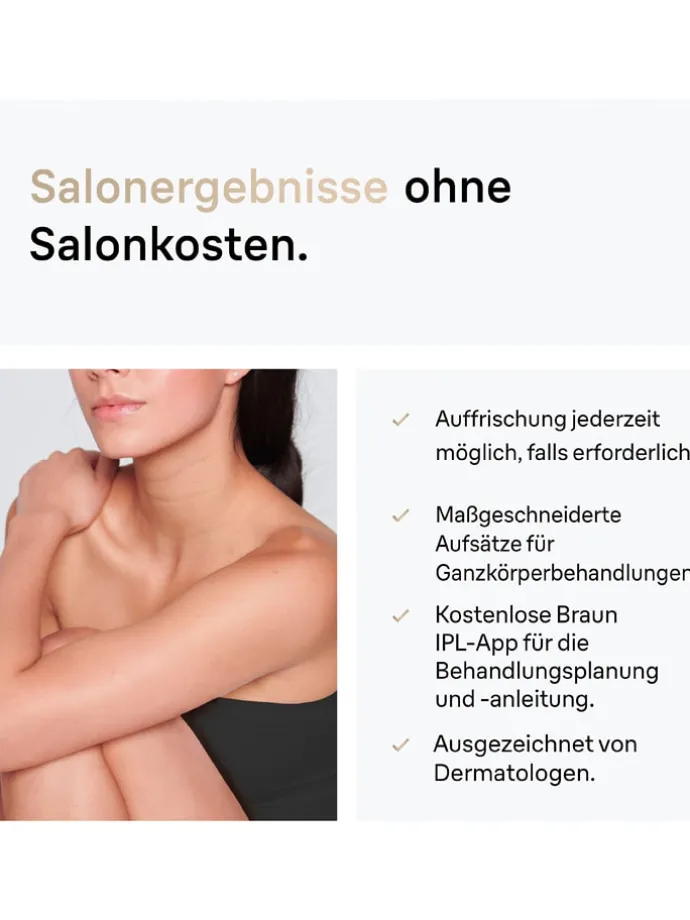 IPL-Haarentfernungsgerät "Silk-expert Pro IPL PL5152" in Weiß/ Gold