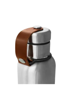 Isolierflasche in Silber/ Schwarz - 500 ml