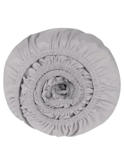 Jersey-Spannbettlaken in Grau