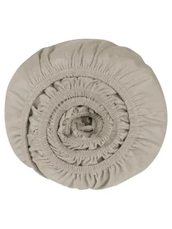 Jersey-Spannbettlaken in Taupe