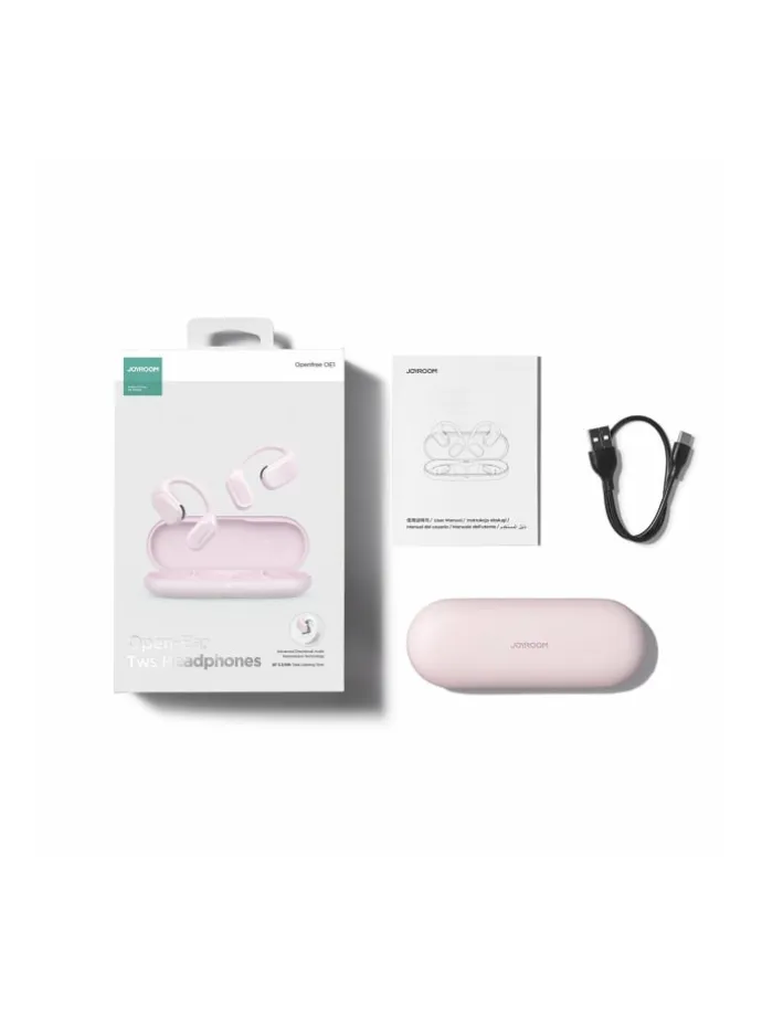 Joyroom Openfree JR-OE1 kabellose On-Ear-Kopfhörer Rosa in Rosa