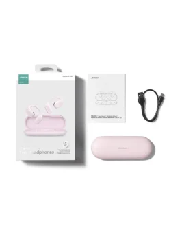 Joyroom Openfree JR-OE1 kabellose On-Ear-Kopfhörer Rosa in Rosa