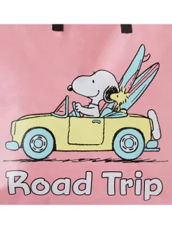 Jumbotasche PEANUTS Road Trip in Pink