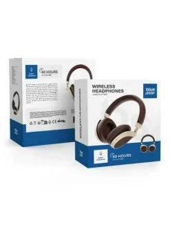 Kabellose Bluetooth Kopfhörer Ohrumschließende Kopfhörer in Braun
