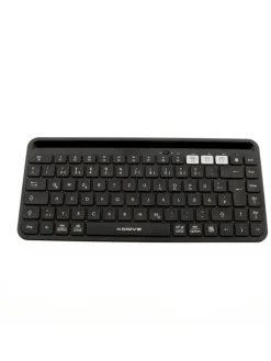 Kabellose Bluetooth Tastatur QWERTY in Schwarz