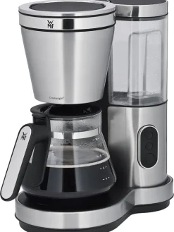 Kaffeemaschine "Lono" in Silber/ Schwarz - 1,25 l