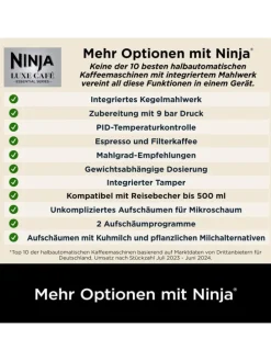 Kaffeevollautomat Luxe Café Essential ES501EU in silber