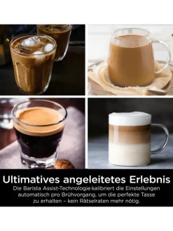 Kaffeevollautomat Luxe Cafe Pro ES701EU in schwarz