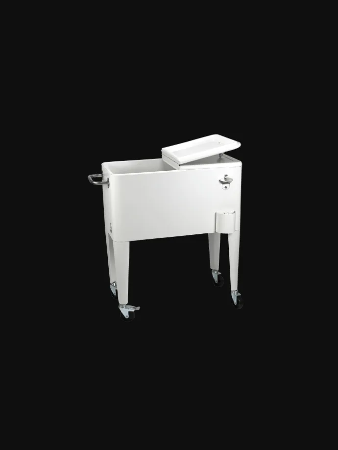 Kailua Cooler - Kühlbox, Kühlwagen, Getränkekühler, Weiß