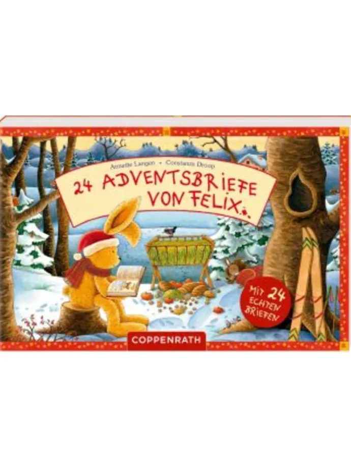 Kalender - Brief-Adventskalenderbuch - 24 Adventsbriefe von Felix