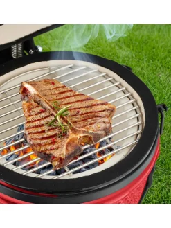 Kamado Grill in Rot - Ø 32 cm