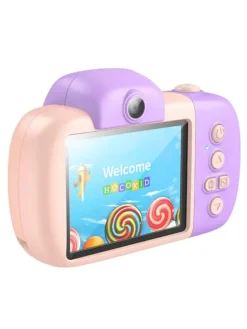 Kamera für Kinder 600 mAh Full HD-Auflösung 1920x1080 2,4-Zoll in Pink