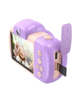 Kamera für Kinder 600 mAh Full HD-Auflösung 1920x1080 2,4-Zoll in Pink